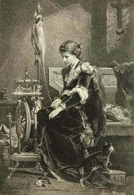 Gretchen spinning