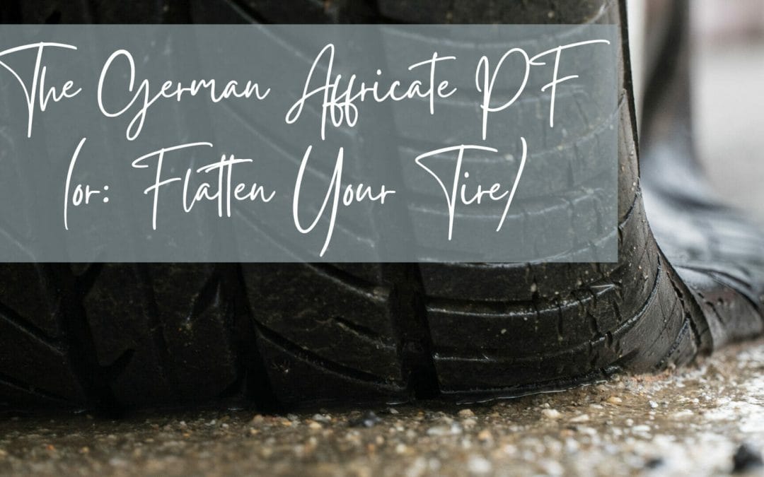 The German Affricate PF (or: Flatten Your Tire)